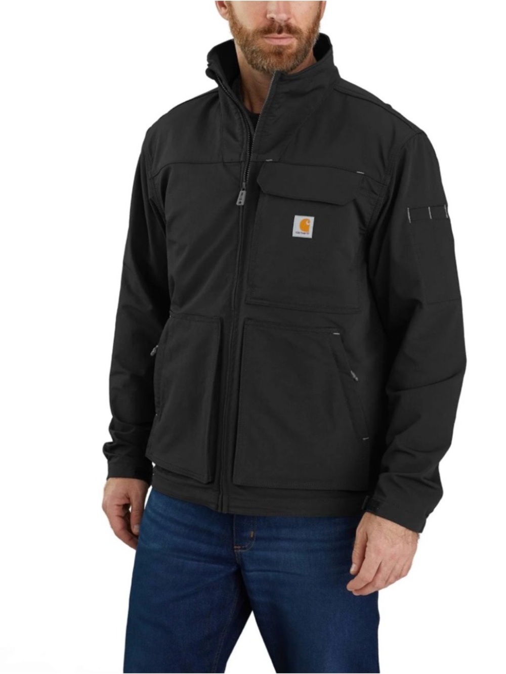 Carhartt Super Dux Men’s Relaxed Fit Lightweight Mock Neck Jacket